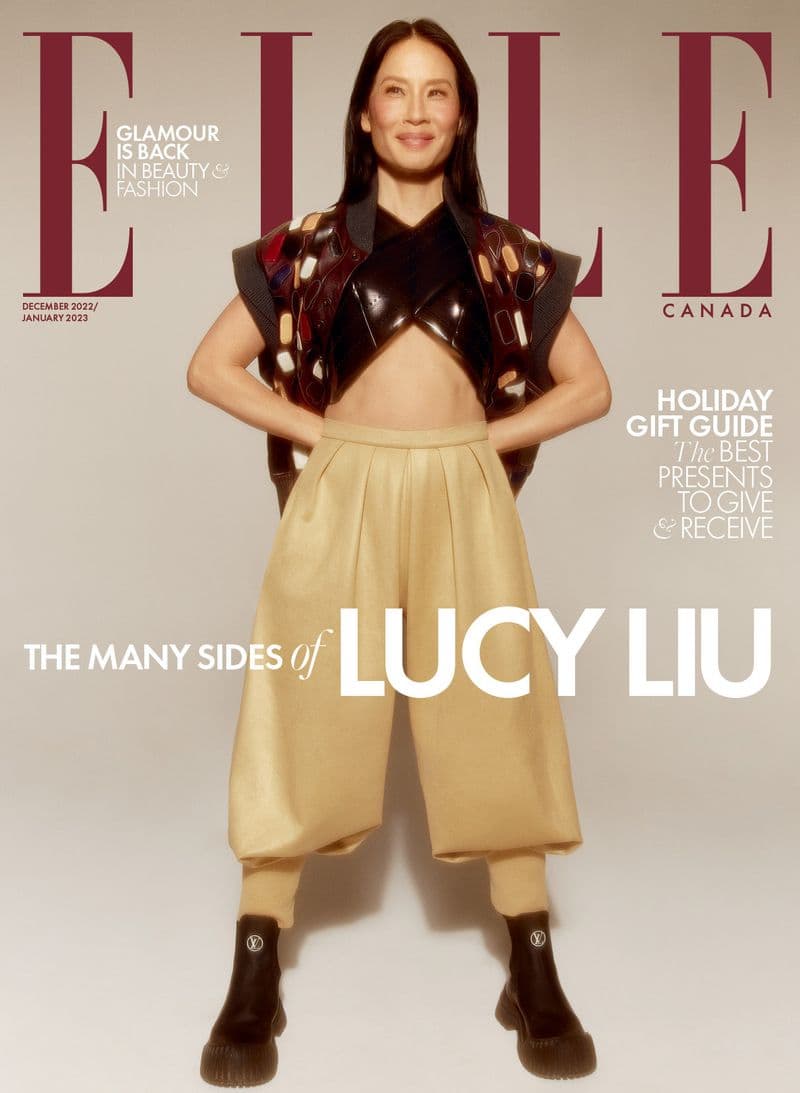 Elle Canada December 2022 Cover Lucy Liu 时尚杂志封面,摄影师作品展示