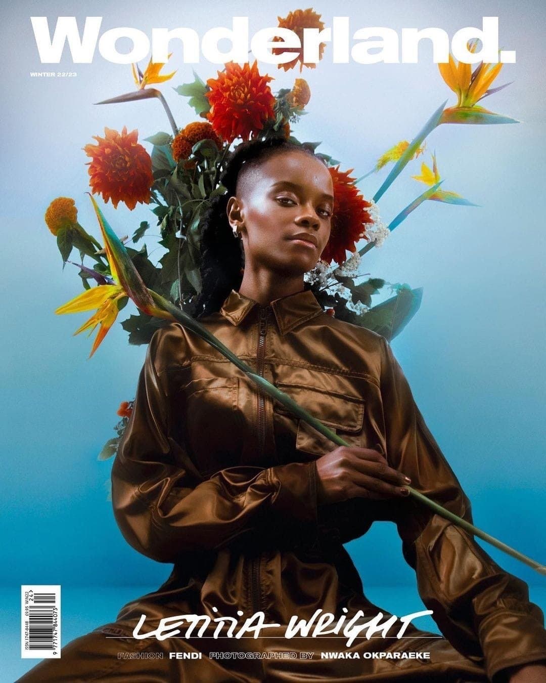 Letitia Wright for Wonderland – Winter 2022/23 时尚杂志封面,摄影师作品展示