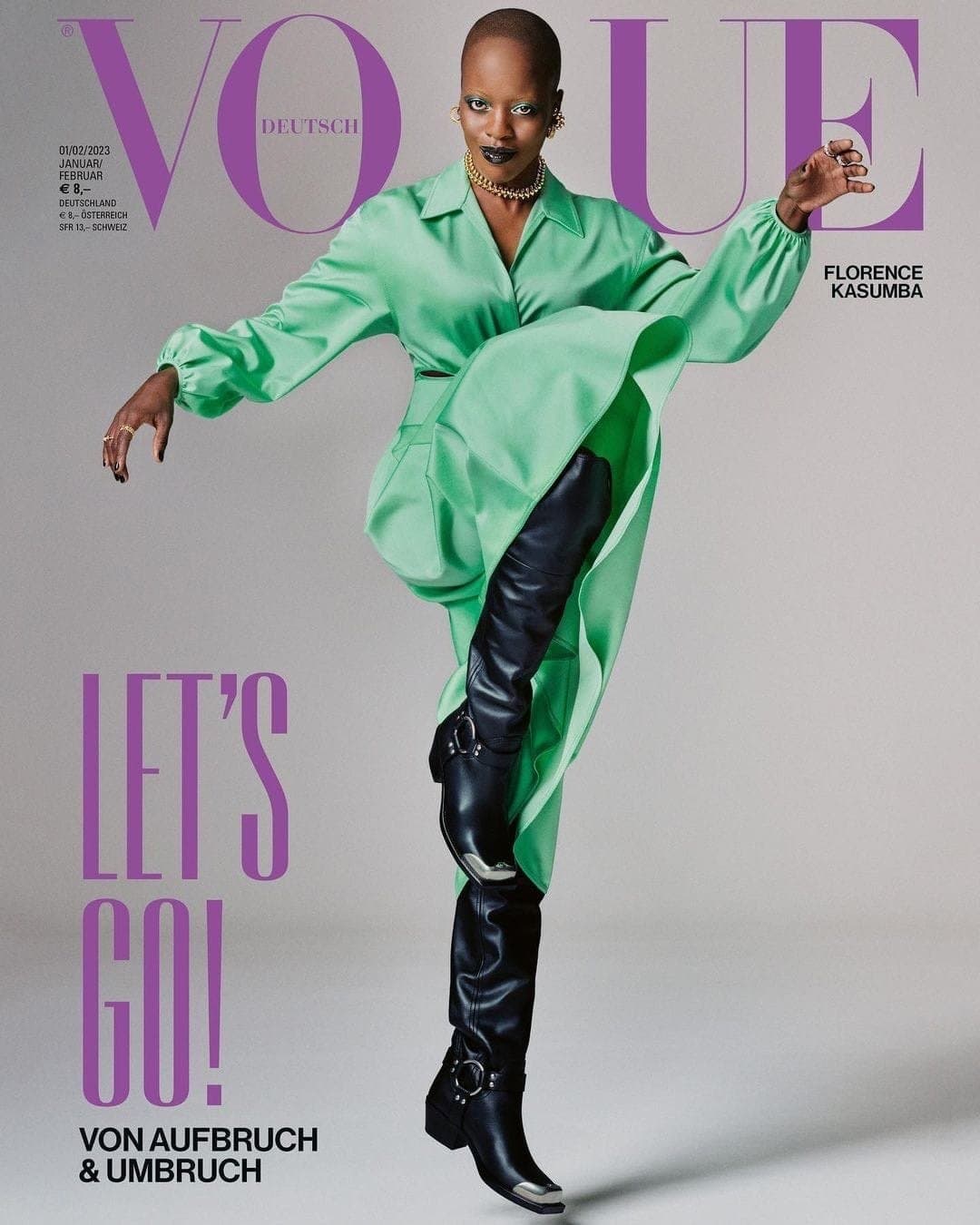 Florence Kasumba for Vogue Germany – Jan/Feb 2023 时尚杂志封面,摄影师作品展示