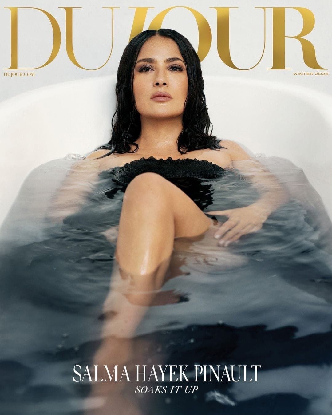 Salma Hayek for DuJour – Winter 2023 时尚杂志封面,摄影师作品展示