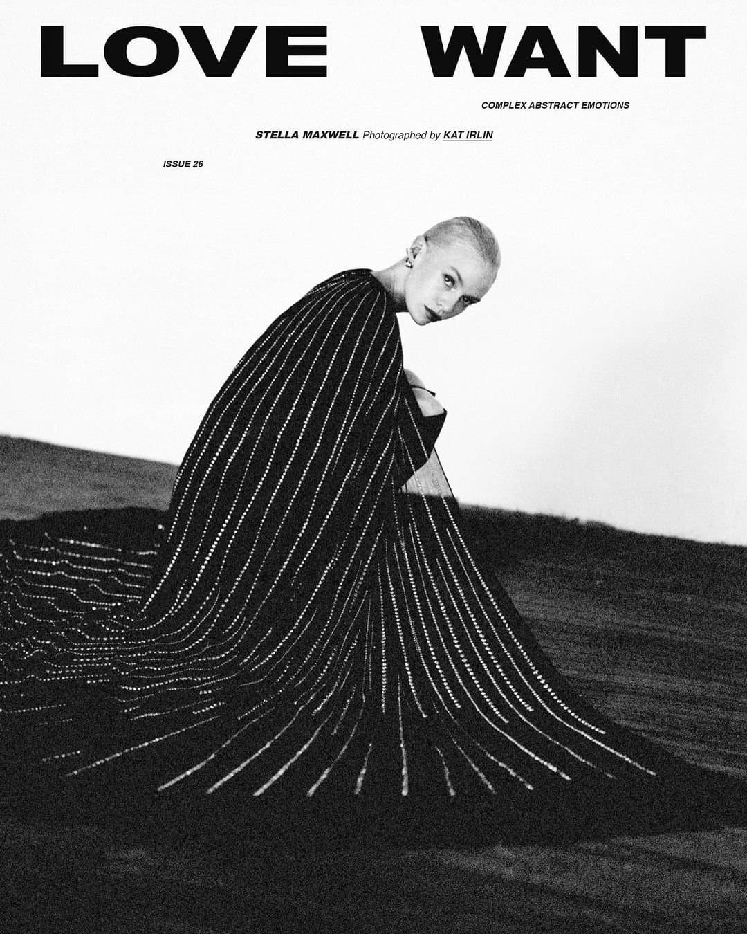 Stella Maxwell for Love Want – Issue #26 时尚杂志封面,摄影师作品展示
