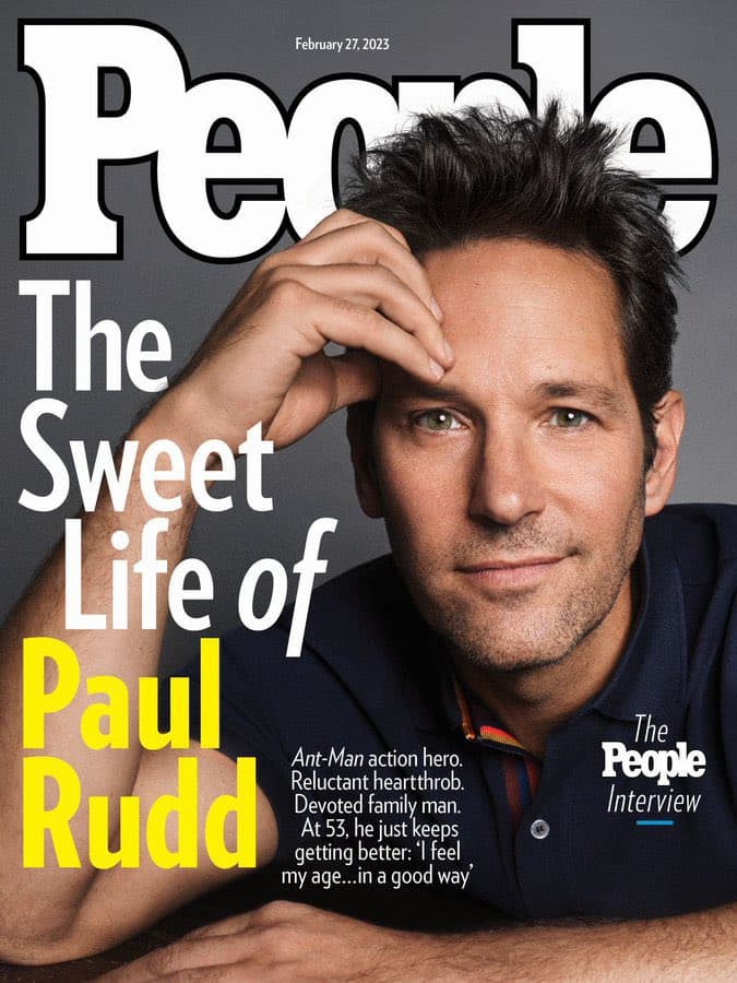 People- February 27th 2023, Paul Rudd 时尚杂志封面,摄影师作品展示