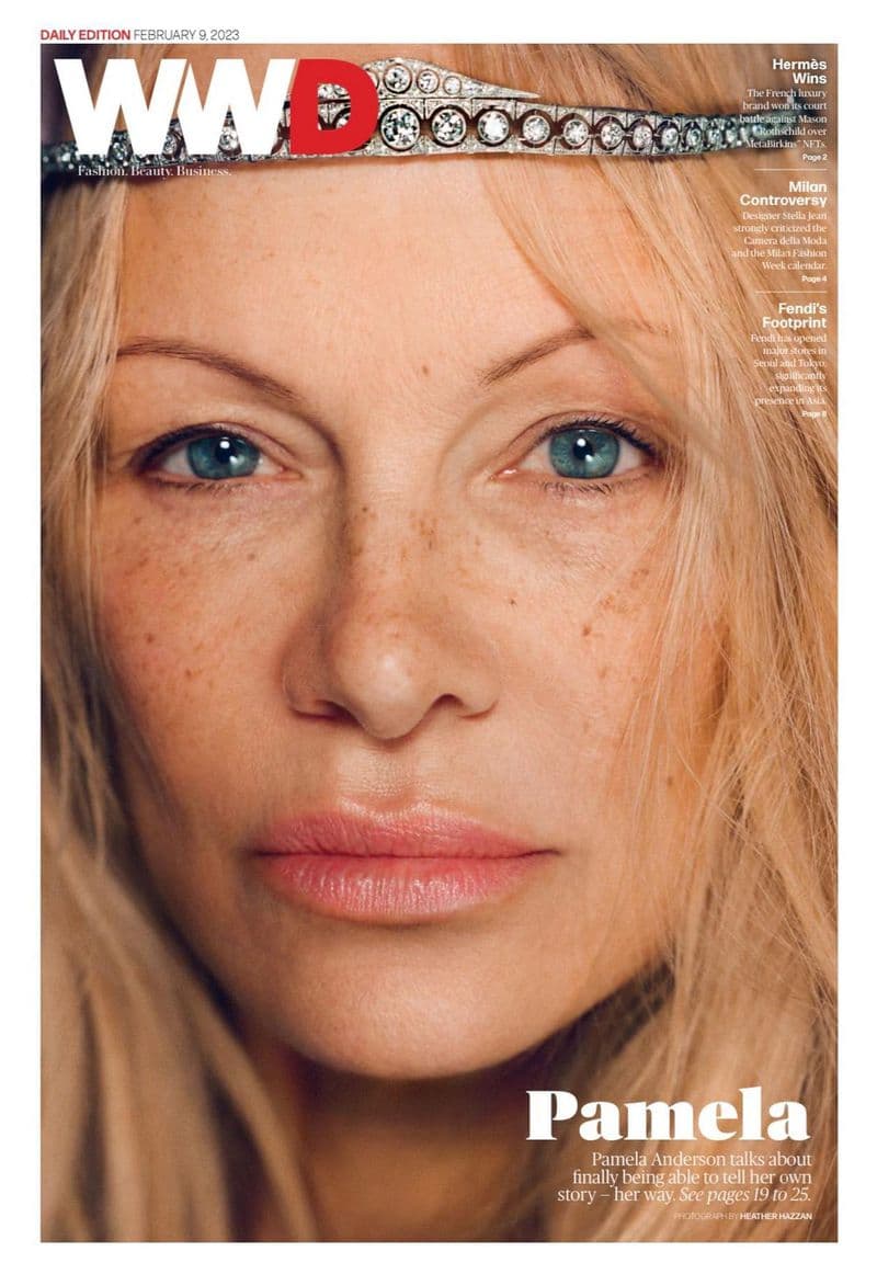 WWD February 2023 Cover/Pamela Anderson 时尚杂志封面,摄影师作品展示