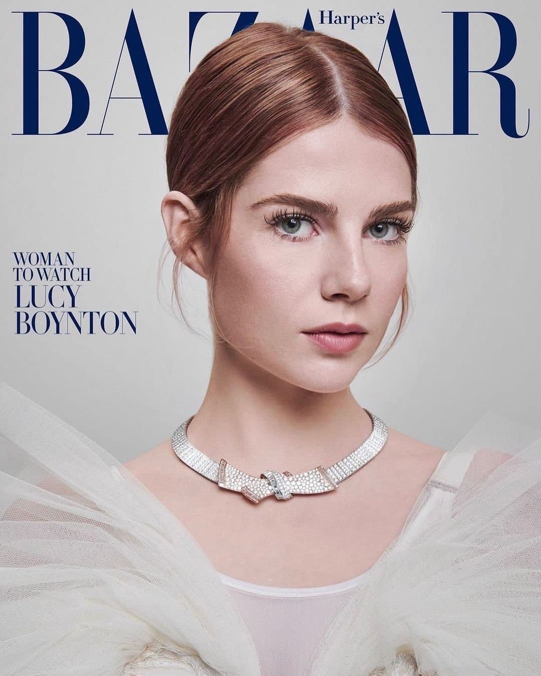 Lucy Boynton for Harper’s Bazaar UK – February 2023 时尚杂志封面,摄影师作品展示