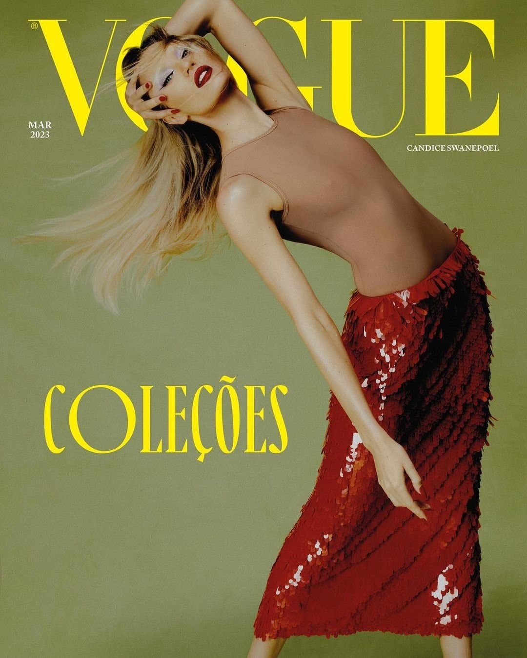 Candice Swanepoel for Vogue Brasil – March 2023 时尚杂志封面,摄影师作品展示