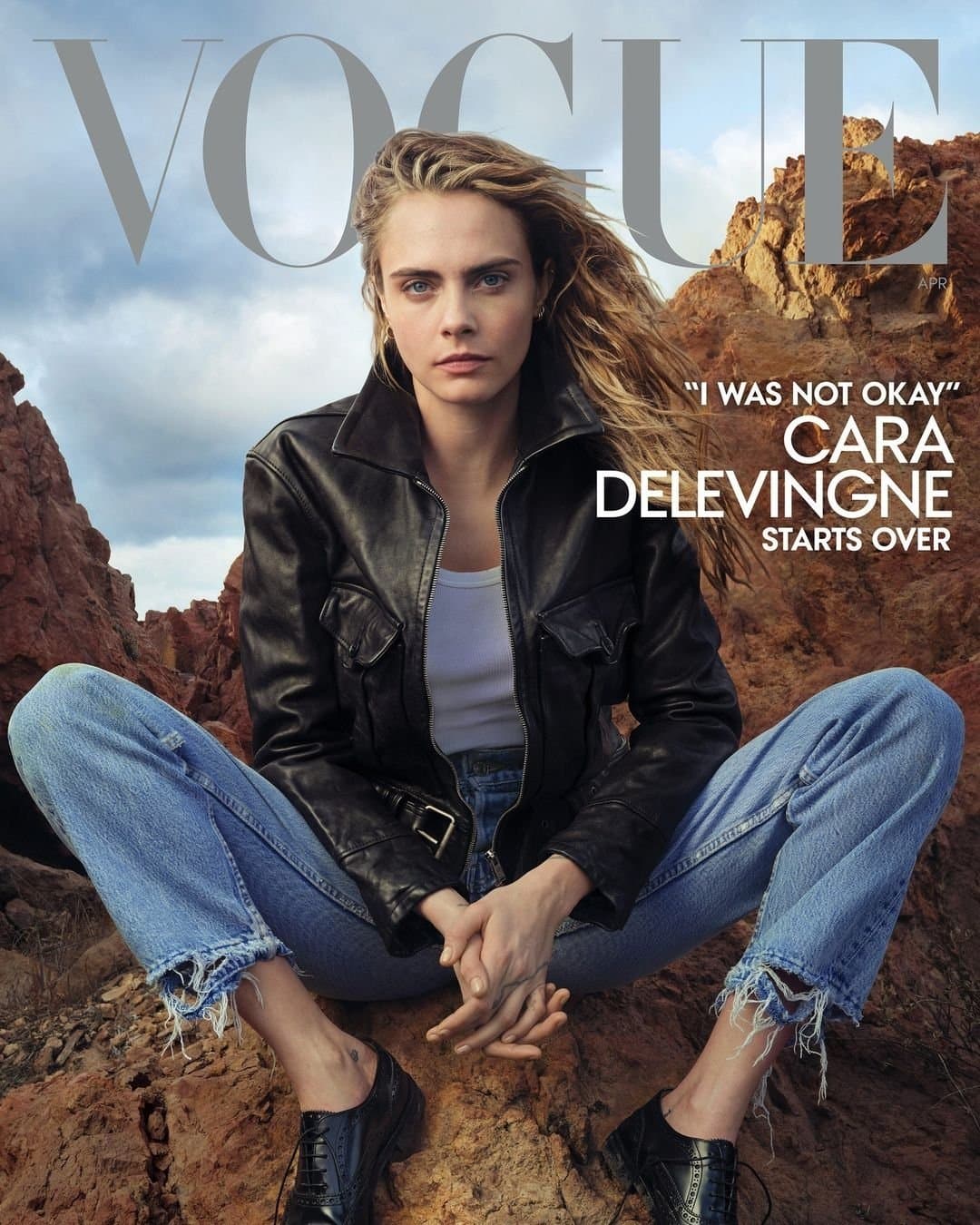 Cara Delevingne for Vogue US – April 2023 时尚杂志封面,摄影师作品展示