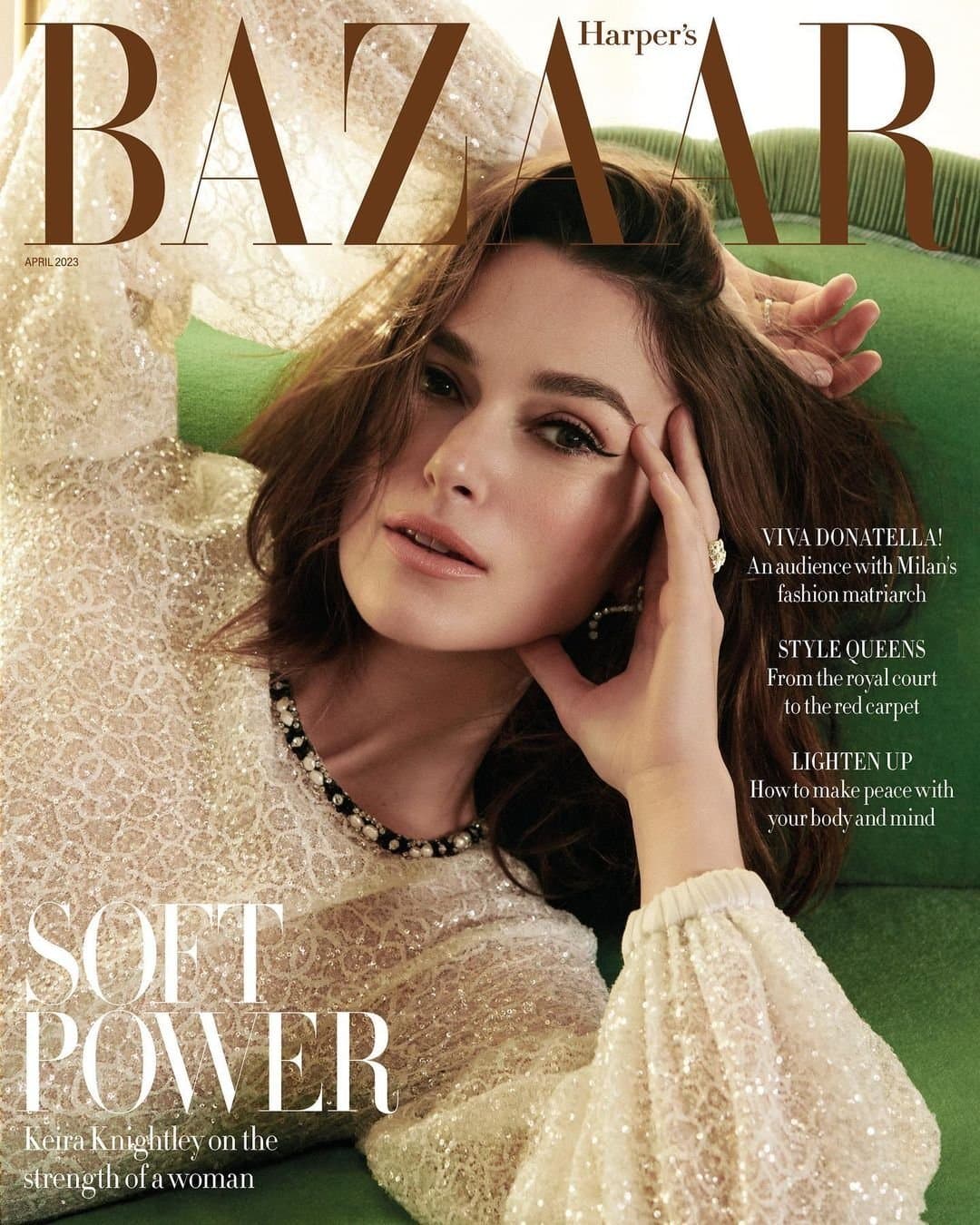 Keira Knightley for Harper’s Bazaar UK – April 2023 时尚杂志封面,摄影师作品展示