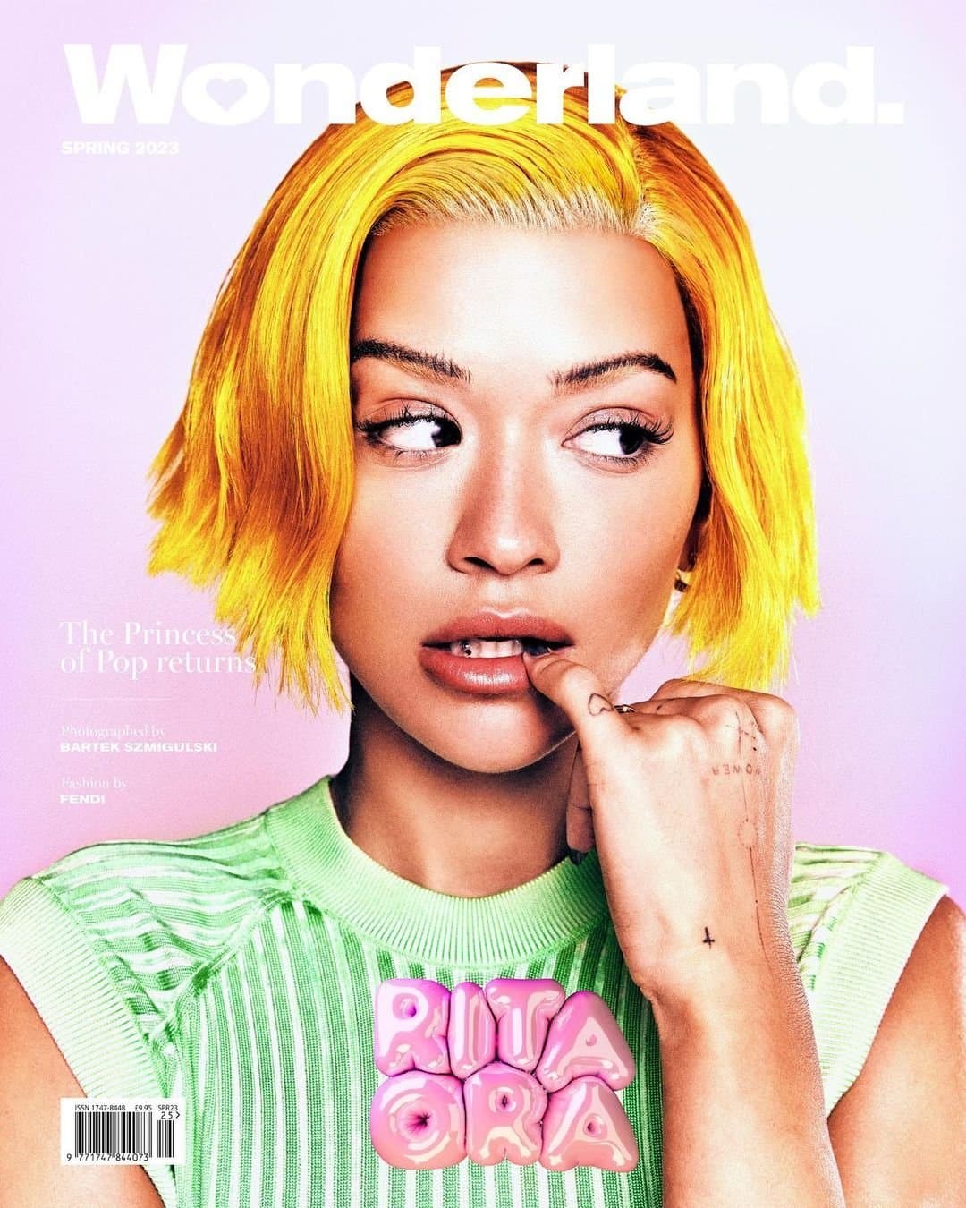 Rita Ora for Wonderland – Spring 2023 时尚杂志封面,摄影师作品展示