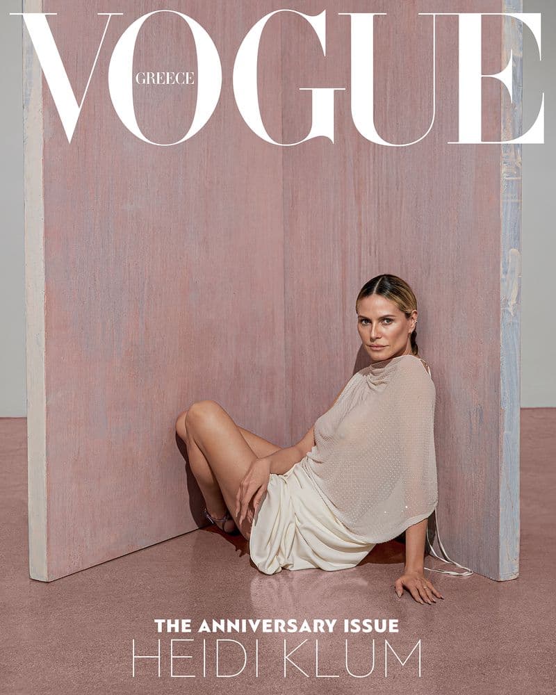 Vogue Greece April 2023 Covers: Heidi Klum 50th The Anniversary Issue 时尚杂志封面,摄影师作品展示