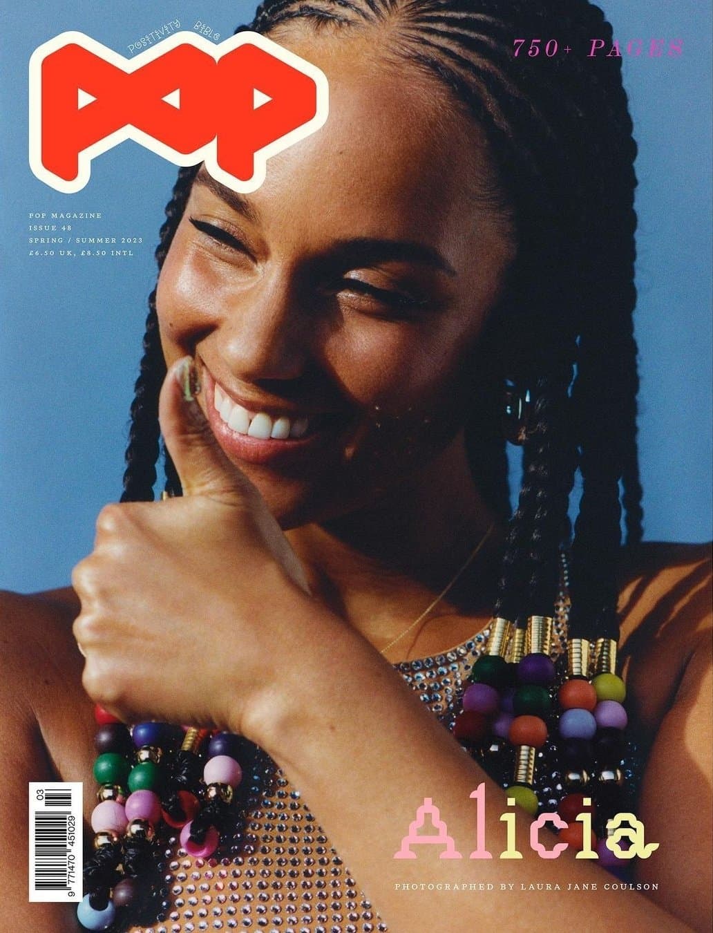 Alicia Keys for Pop Magazine – Spring/Summer 2023 时尚杂志封面,摄影师作品展示