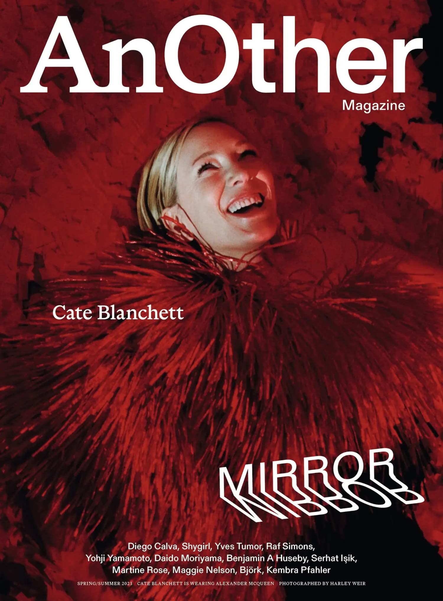 Cate Blanchett covers AnOther Magazine Spring/Summer 2023 by Harley Weir 时尚杂志封面,摄影师作品展示