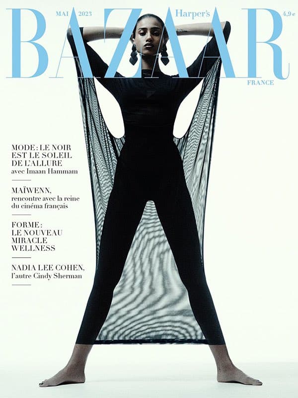 Imaan Hammam for Harper’s Bazaar France – May 2023 时尚杂志封面,摄影师作品展示