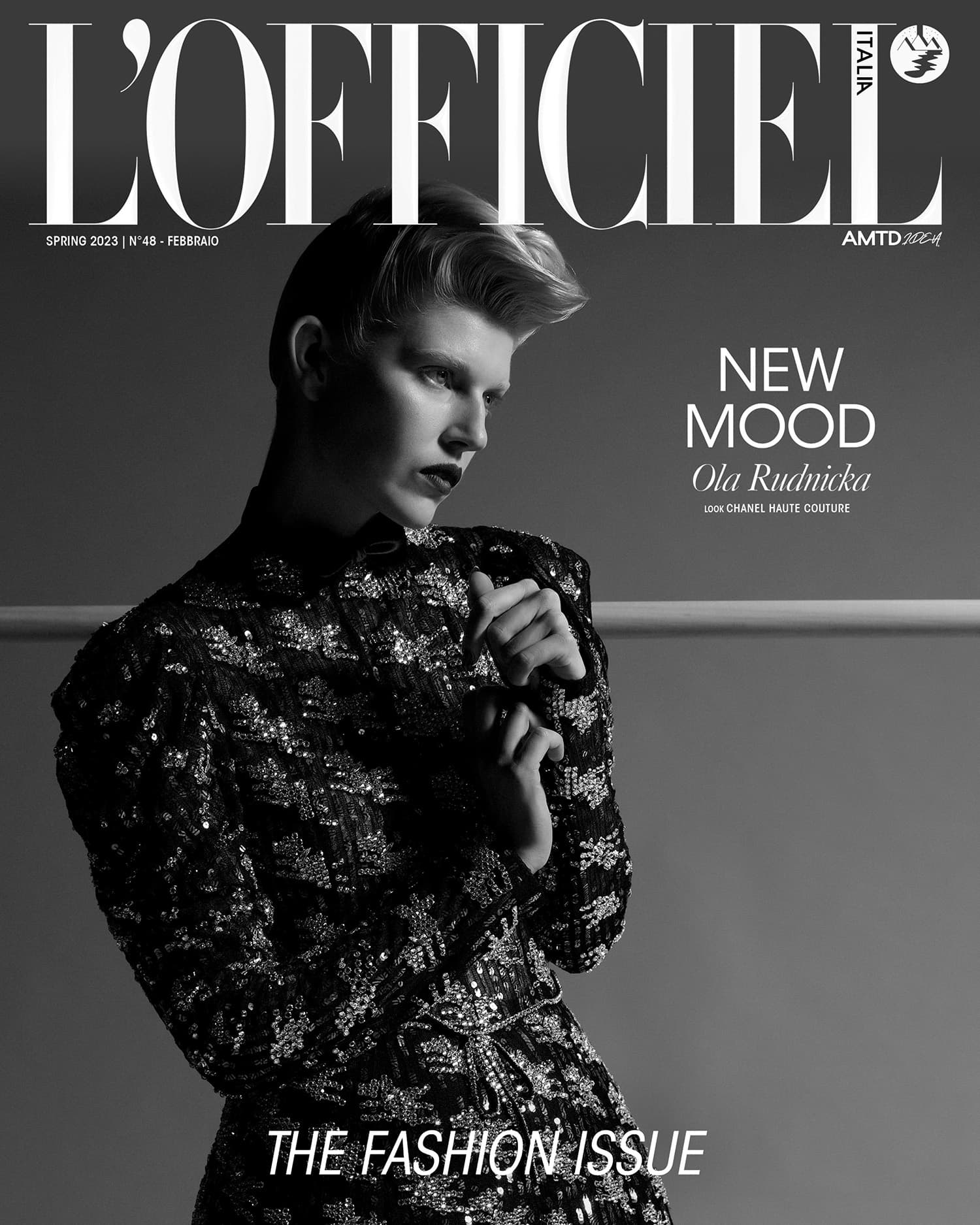 Ola Rudnicka covers L’Officiel Italia Issue 48 by Vincent Flouret 时尚杂志封面,摄影师作品展示