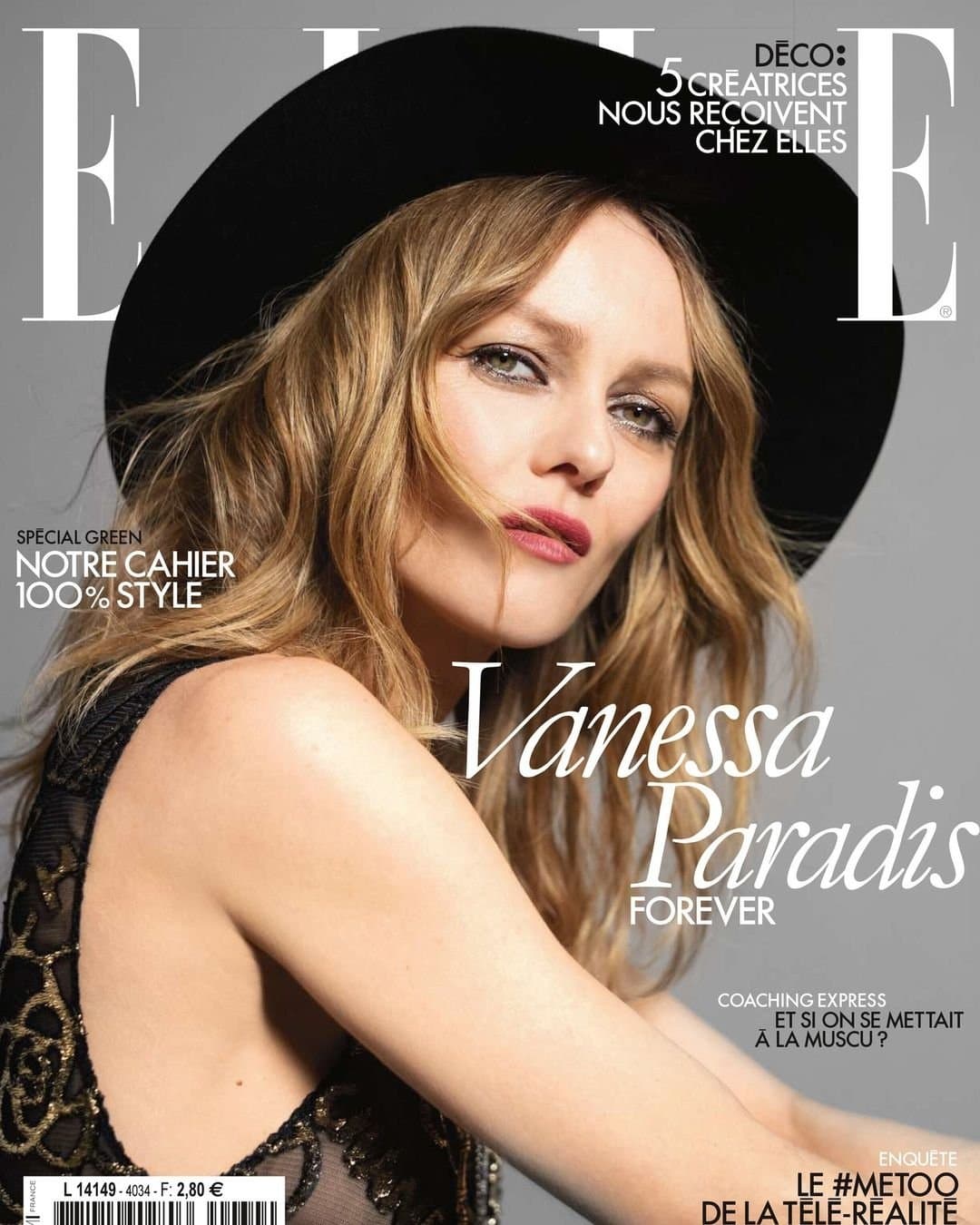 Vanessa Paradis for Elle France – April 2023 时尚杂志封面,摄影师作品展示