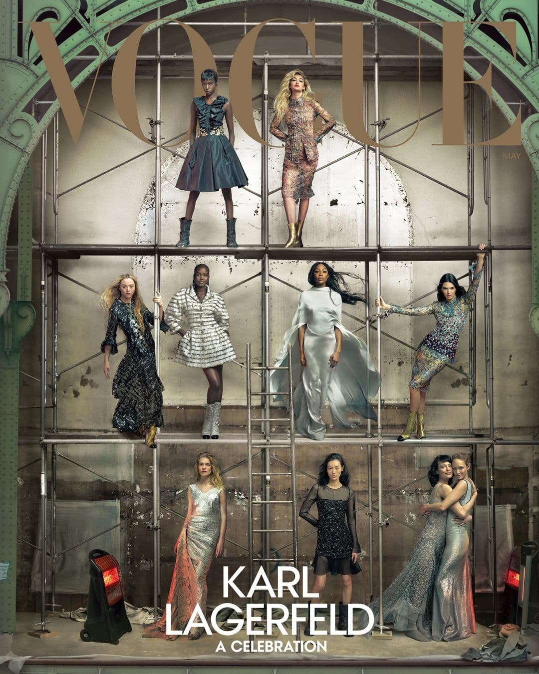 Vogue’s May issue is a celebration of Karl Lagerfeld 时尚杂志封面,摄影师作品展示