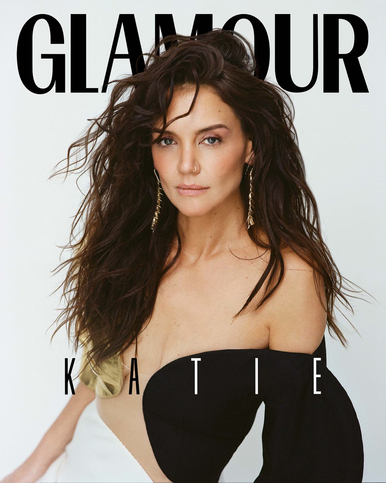 Katie Holmes covers Glamour US April 2023