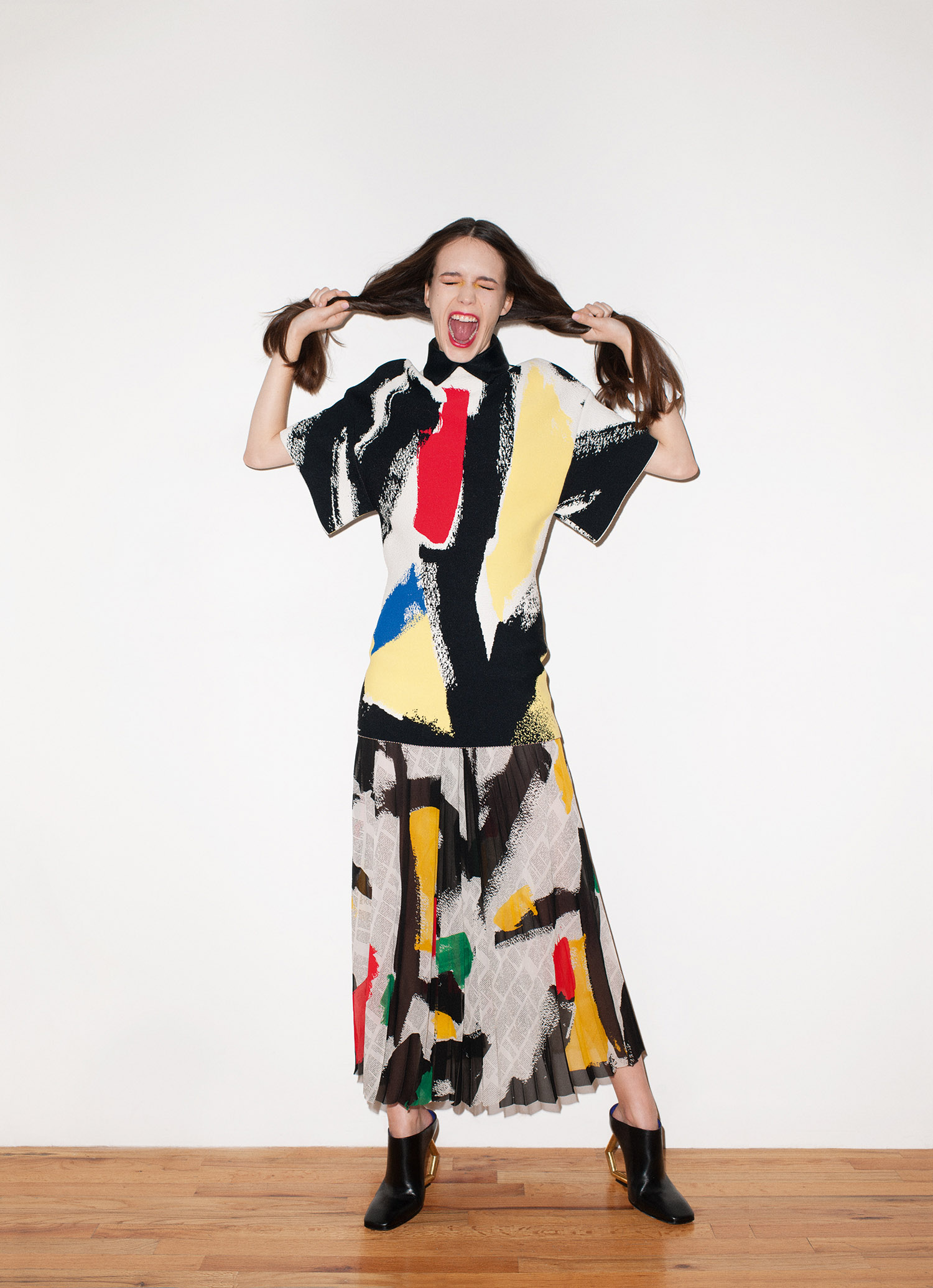 Stacey Martin by Terry Richardson (Best Of The Season - Purple Fashion #21 Spring-Summer 2014) 1