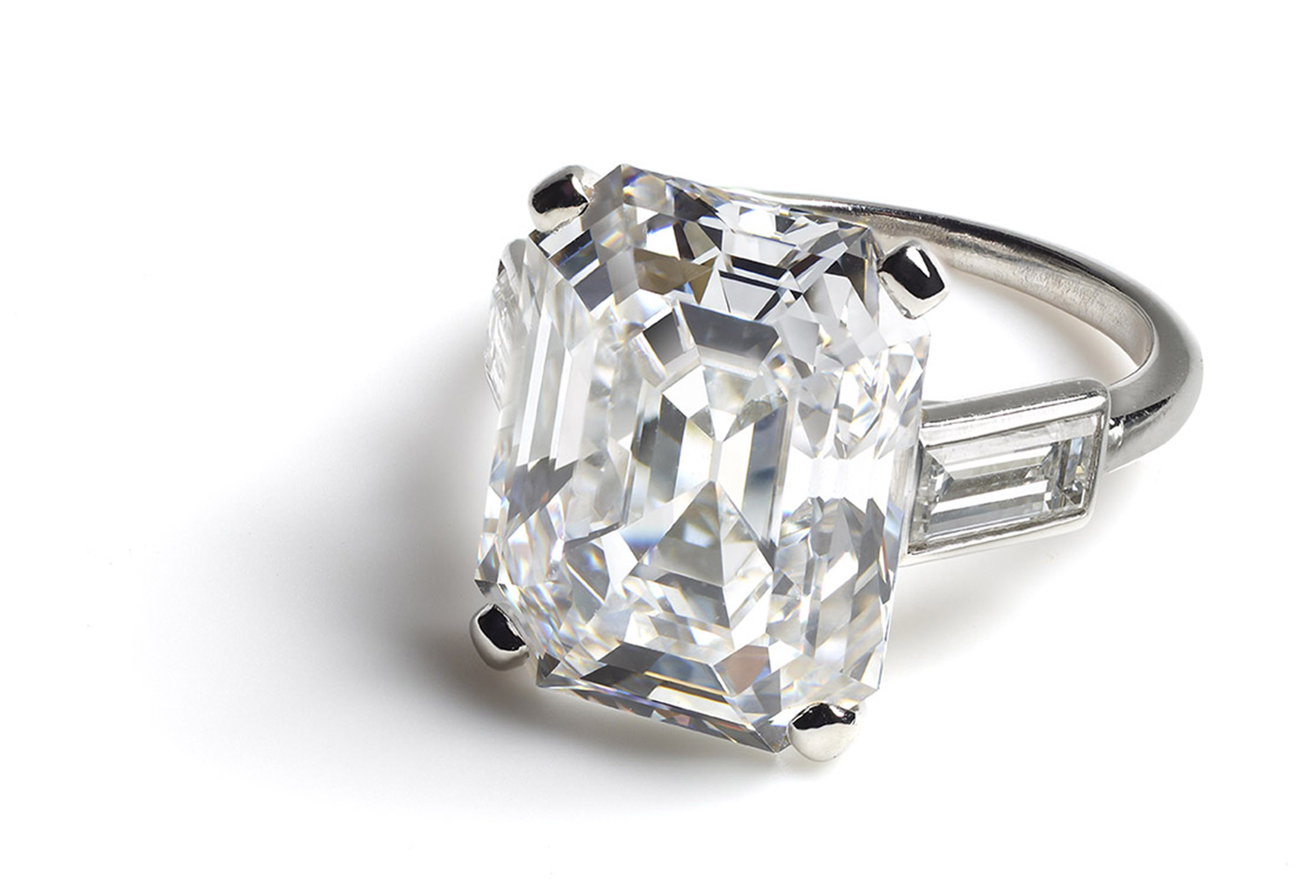Engagement ring worn by HSH Princess Grace of Monaco