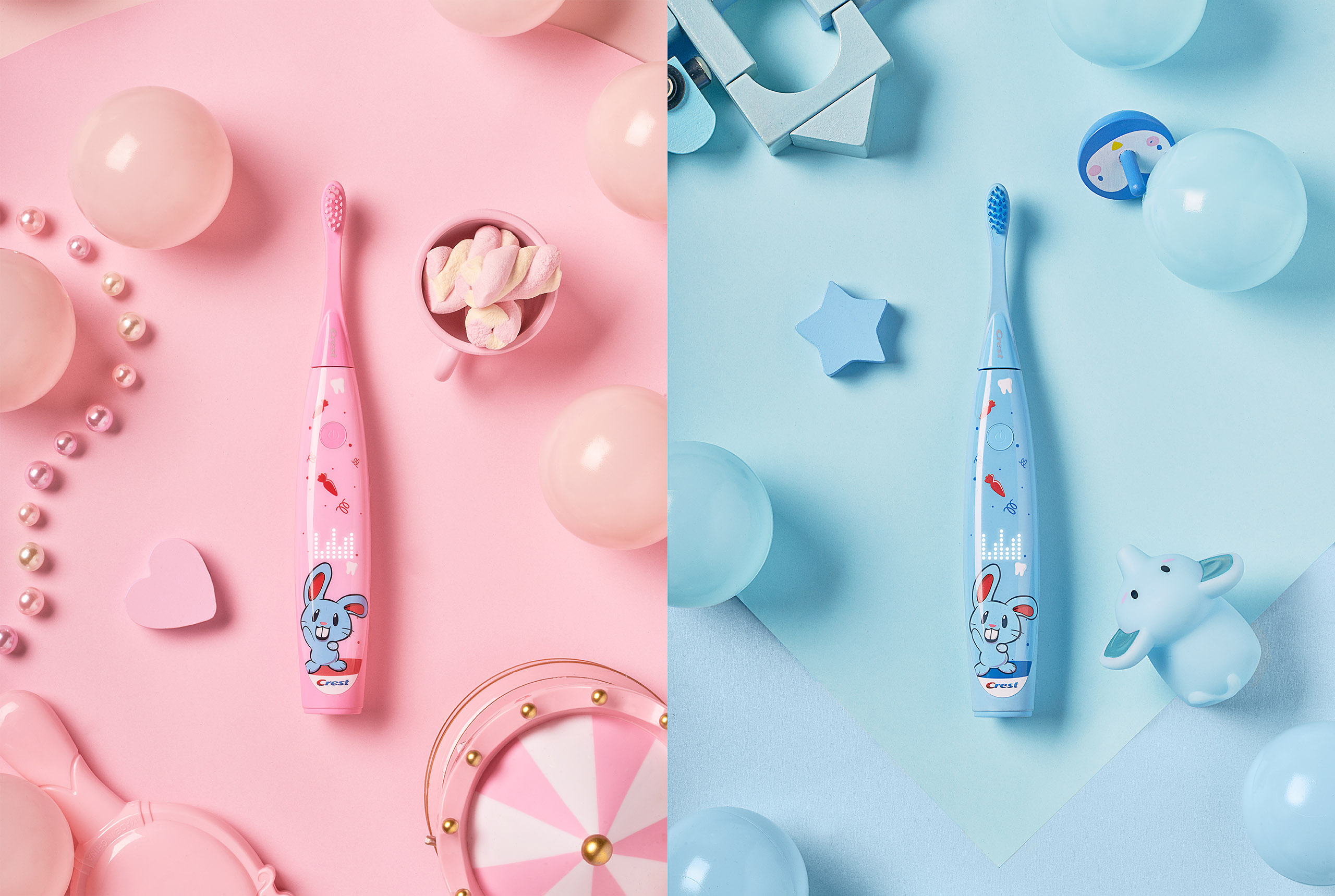 佳洁士S7000K智能音乐儿童电动牙刷