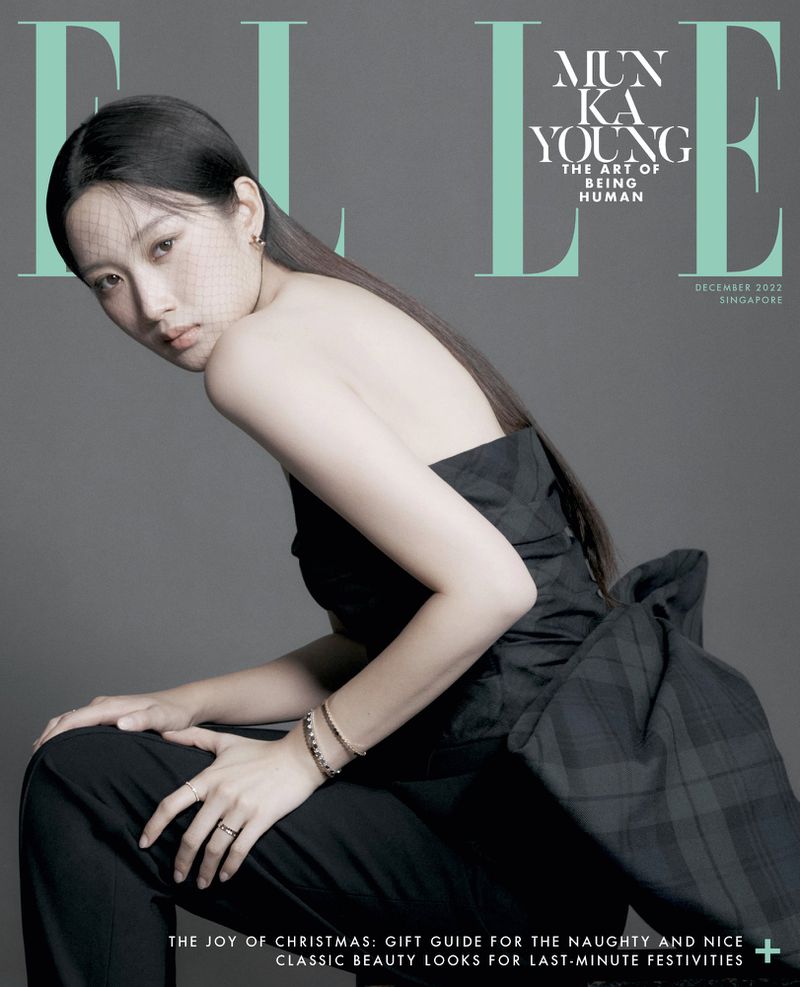Elle Singapore December 2022 Cover x Mun Ka Young - YESON