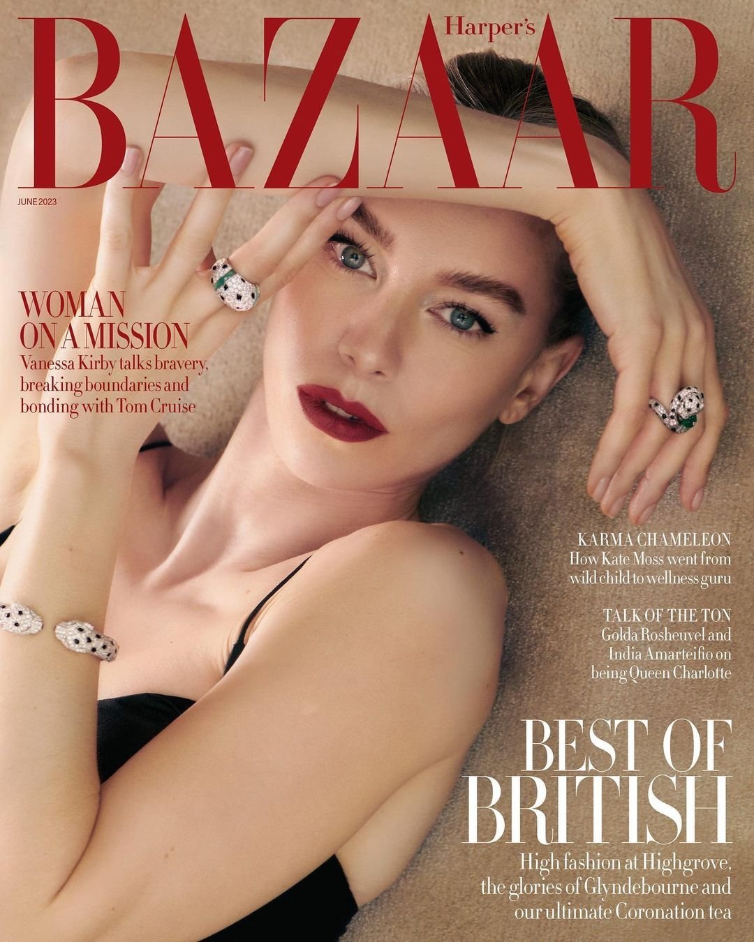 Vanessa Kirby for Harper's Bazaar UK - June 2023