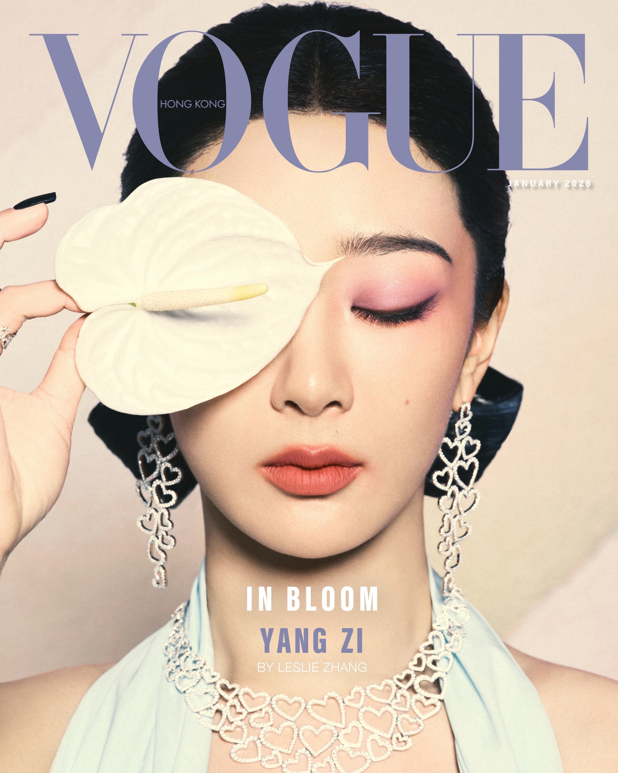 Vogue Hong Kong January 2026 : Yang Zi by Leslie Zhang